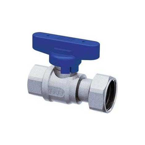 VALVOLA D'INTERCETTAZIONE A SFERA F-F CROMATA CON CALOTTA MOBILE Misura: 1/2" - 3/4"