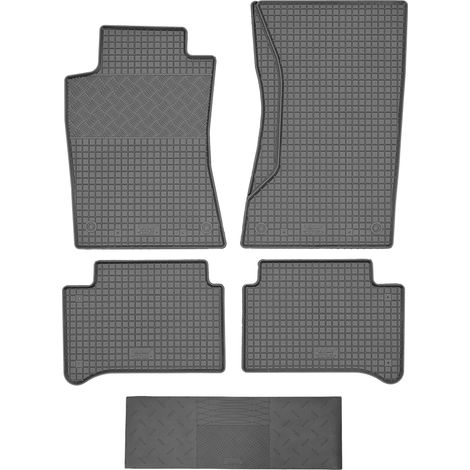RIGUM Fußmatten 902846 + Abdeckung 900101 – Mercedes E-Klasse W211 Limousine/Kombi (2002–2009), Fußraum vorne – EINBAUBAR