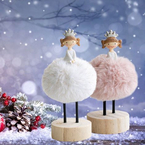Pendentif ange en peluche pour sapin de Noël, décoration de Noël pour la maison, cadeau pour enfants (1/5)