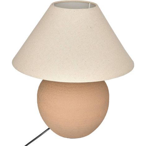 Lampada da tavolo seiya in terracotta - Atmosphera créateur d'intérieur