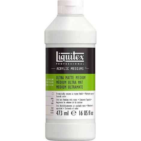 Médium gel - Ultra-mat - Peinture acrylique - 473ml - Liquitex