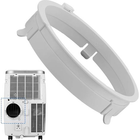 Raccord Flexible Clim Portable (15cm) - Connecteur Universel Fileté Pour Tuyau D’évacuation Adapté À Embout Diamètre 15 Cm Pour Bouche (1/5)