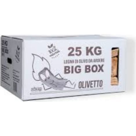 LEGNA DA ARDERE OLIVO BIG BOX KG25 CA