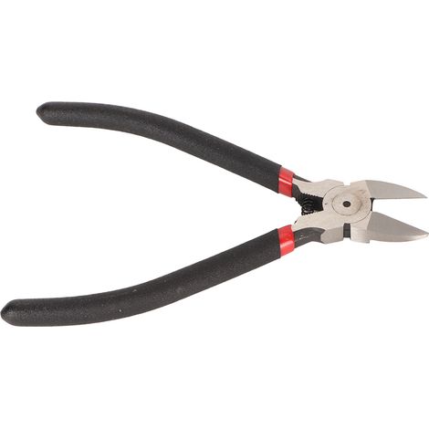 Pince coupante diagonale en acier pour la fabrication de bijoux électriques, avec poignée isolée et micro-coupe-fils. (1/5)