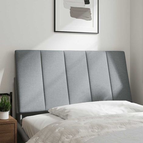 Maison Exclusive - Cuscino Testiera Hanko Grigio Chiaro 100 cm in Tessuto (1/5)