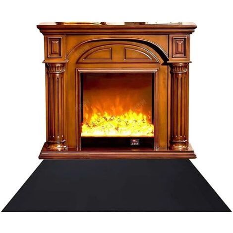 Tapis ignifuge haute performance pour protéger les sols des cendres de cheminée et de la graisse de barbecue (1/5)