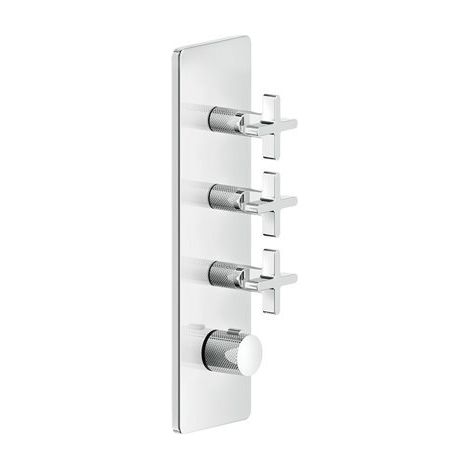 Kit prêt-à-monter Gessi Inciso+ pour thermostat encastré 3/4