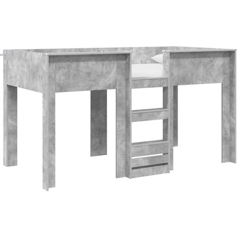 Maison Exclusive - Letto a Castello per Bambini Grigio cemento 100 x 200 cm