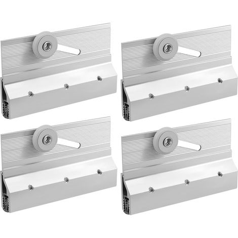 Roulettes pour portes de douche sans cadre avec supports montage (1/5)