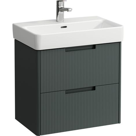 LAUFEN Juna Waschtischunterbau, 2 Schubladen, inklusive