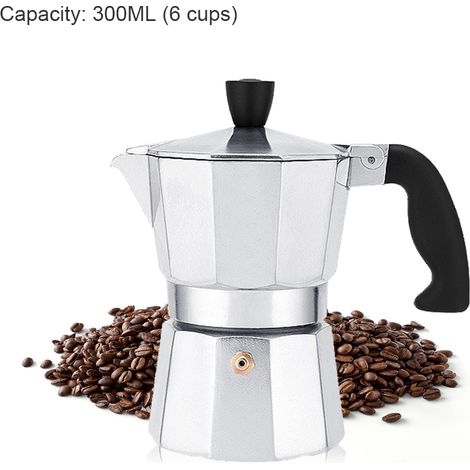 Cafetière expresso en aluminium 150/300 ml (1/5)