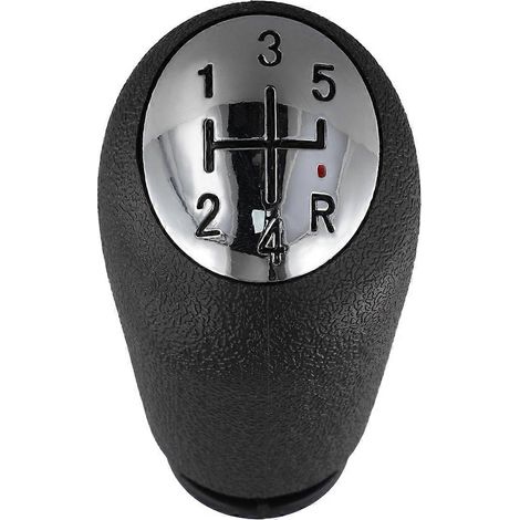 Pommeau de levier de vitesses manuel à 5 rapports pour Renault Clio III (2005-2009), Megane II (2002-2008) et Scenic II (1/5)
