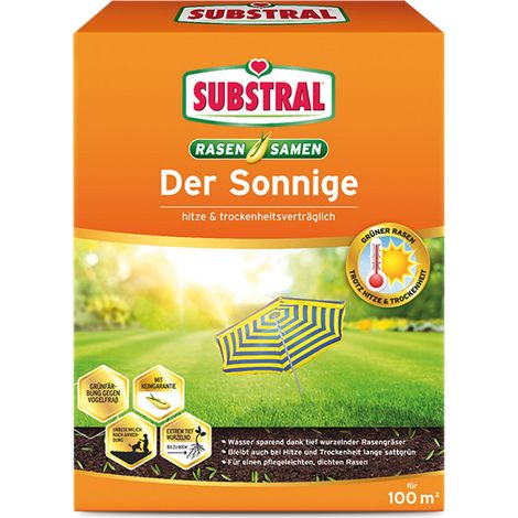 Substral Rasensamen Der Sonnige 2,25 kg besonders hochwertiger Rasensamen (1/4)