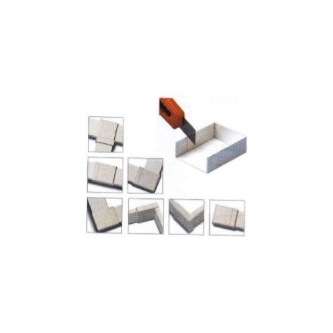 Juego de 5 accesorios conexión canaleta blancos universal 7 usos - 7x12mm