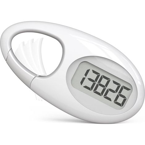 Podomètre simple avec cordon, podomètre portable compatible avec les hommes, les femmes et les seniors (1/5)