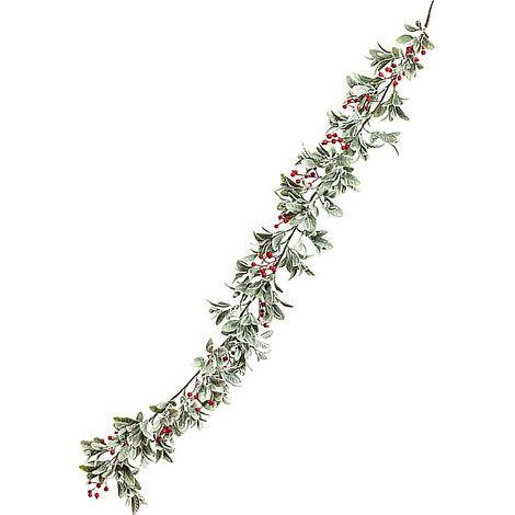 Vigne à fleurs et baies artificielle avec LED 180 cm décor pour fête mariage anniversaire jardin (1/3)