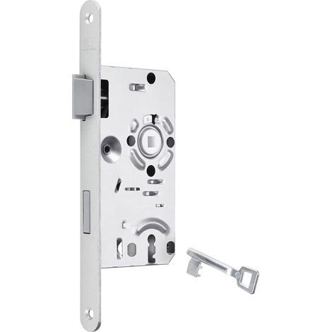 BKS Türschloss Buntbartschloss Klasse 1 Dornmaß 55 mm Stulp 20 mm DIN Links Entfernung 72 mm Buntbart Einsteckschloss von SOTECH für Zimmertüren (1/3)