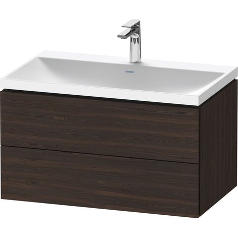 Duravit L-Cube c-shaped Ensemble suspendu, 2 tiroirs, sans