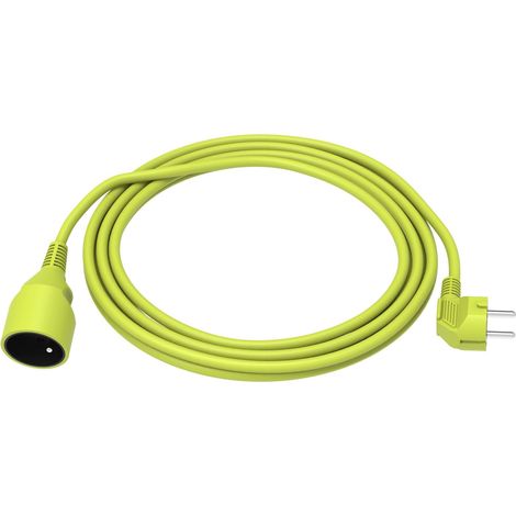 Rallonge électrique RS PRO 10m, 1 prise prises FR 2P+T, 250V 16A, IP20 ( Prix pour 1 )