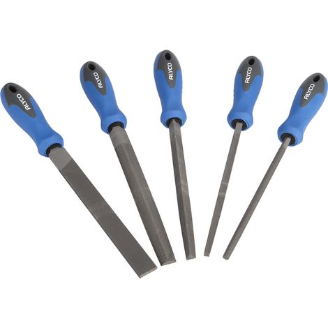 JUEGO DE 5 LIMAS DE 150 MM EN B/NYLON