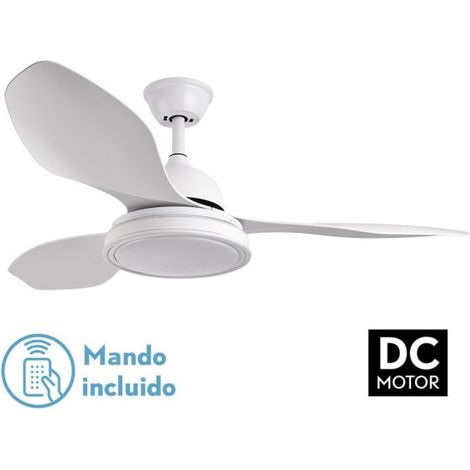 Ventola bianca Datoo da 48 W CC 3 pale bianche (1/4)
