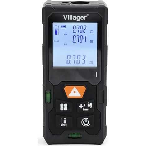 Telémetro láser Villager VLD-80, 80 m ±2 mm, memoria para 99 mediciones. (1/5)