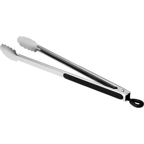43 cm lange Grillzange, extra lange Küchenzange, hochwertige Edelstahlzange zum Grillen und für Buffets (1/5)
