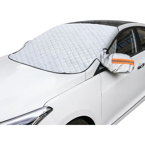 Winter-Windschutzscheibenabdeckung für Autos – Frost- und Schneeschutz mit Magneten und reflektierendem Material für Limousinen und SUVs (1/5)