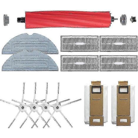 Filtre HEPA, brosse principale, chiffon, serpillière pour Xiaomi Roborock S7 T7 T7s T7plus T7splus, sac à poussière, pièces de rechange