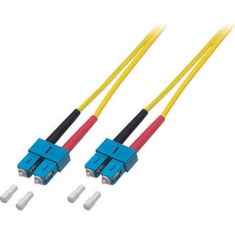 EFB Elektronik O2513.15 Cable de fibra óptica e InfiniBand 15 m SC Amarillo