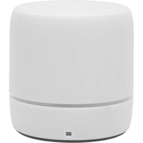 Mini enceinte Bluetooth 5.0, son stéréo clair et basses riches, portable et sans fil, idéale pour l'extérieur (blanche). (1/5)