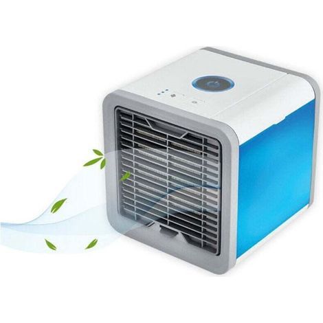 Tragbarer Luftkühler, Mini-Klimaanlage, Luftbefeuchter, Luftreiniger, 120°-Weitwinkel-Luftstrom (1/5)