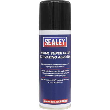 Sealey Super Glue Activating Aerosol 200ml SCS300S