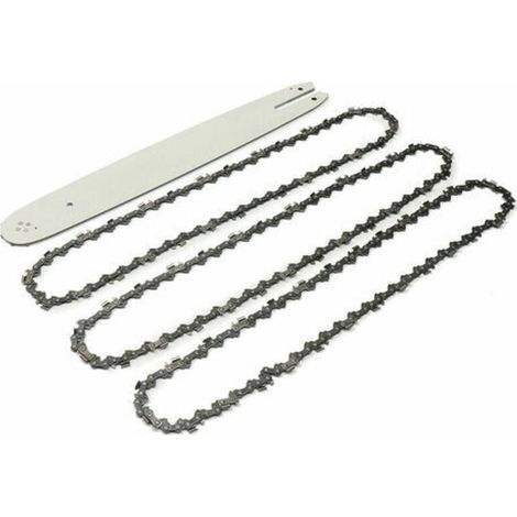 Set mit 3 16 3/8 Kettensägen, kompatibel mit den meisten