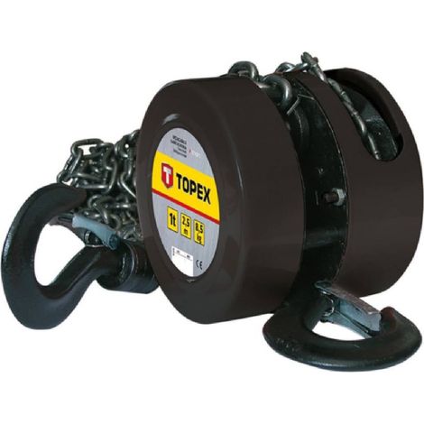 Paranco a catena 2 t, 2,5 m (1/2)