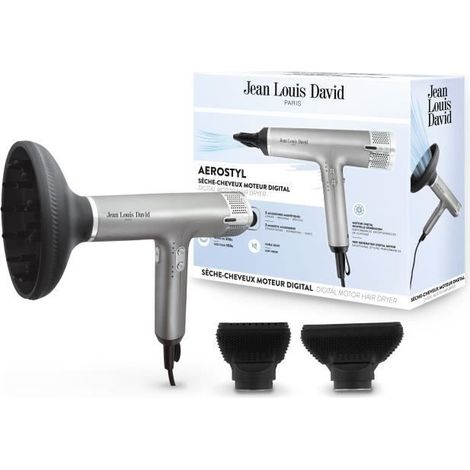 Haartrockner - JEAN LOUIS DAVID - Neuer BLDC-Motor - Magnetische Zubehör - Glätten, Föhnen & Sprunglocken