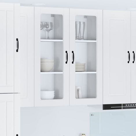 Armoire de cuisine-Meuble de cuisine-Armoire de rangement Blanc 40 x 31 x 100 cm Bois d'ingénierie 379200 (1/5)