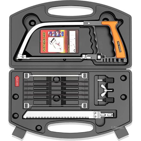 Set of 13 multi-purpose hand saws – Metal, wood and plastic saw for DIY, universal cutting. (1/5)
