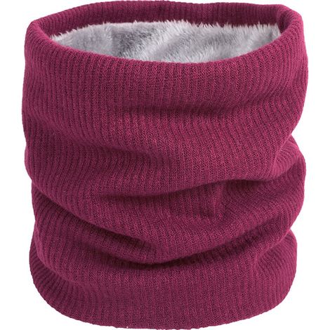 1 cache-cou multifonctionnel chaud et chaud - cagoule d'hiver coupe-vent en polaire pour moto, course à pied, ski et snowboard, pull polaire double couche, chaud, couleur unie, tour de cou tricoté sim (1/4)