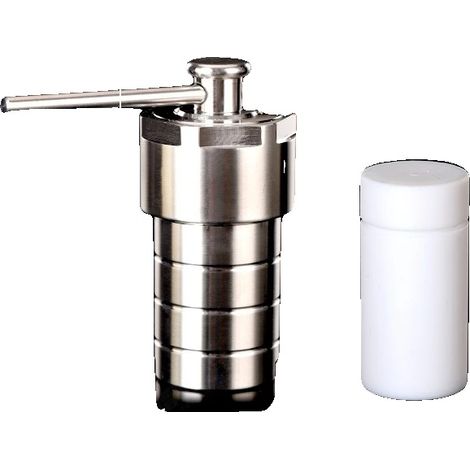 Reattore autoclave per sintesi idrotermale, pressione 3 MPa, rivestimento in PTFE resistente, 50 ml (1/2)