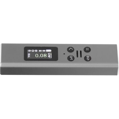 Compteur Geiger rechargeable par USB avec écran TFT HD, 400 mAh, détecteur de radiations nucléaires pour la maison (argent). (1/5)