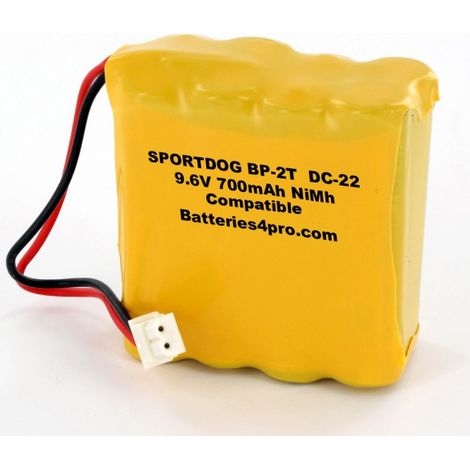 Batterie 9.6V pour Sportdog DC22 (BP-2T)