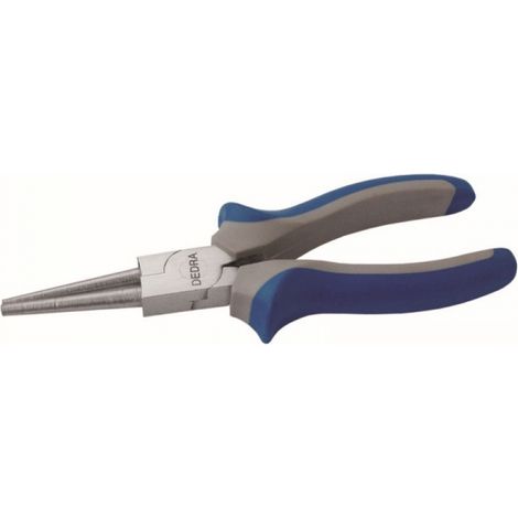 Zange Dedra 1252 Rundbacken ergonomischer Griff 160mm