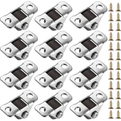 20 Pcs Roulettes pour Meubles Lourd, 12 mm Mini Roulettes Pivotantes pour Meubles, Roulette à Rouleaux en Caoutchouc pour Petits Appareils électroménagers,Bagages, Capacité Totale 160 kg (1/5)