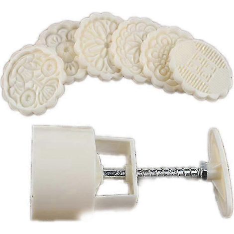 Moule à gâteau de lune avec tampon, outils de pâtisserie DIY, modèle de gâteau SZRH AF (1/4)