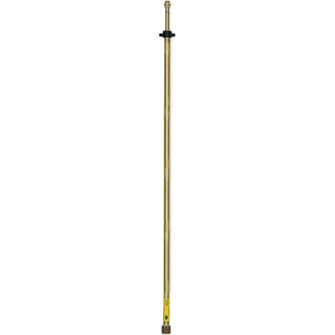 MESTO Verlängerungsrohr ausziehbar von 80 bis 150 cm Messing (1/3)