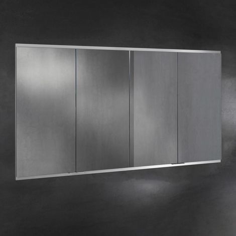 Keuco Royal P94 Unterputz-Spiegelschrank 4-türig 160 x 14,7 cm, mit LED-Beleuchtung (1/5)