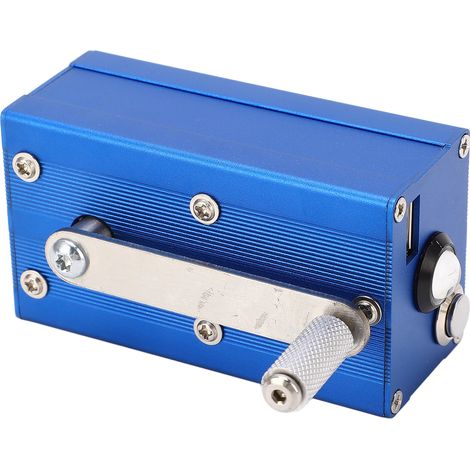 Générateur à manivelle avec lampe COB, chargeur de secours portable USB, générateur pour extérieur (1/5)