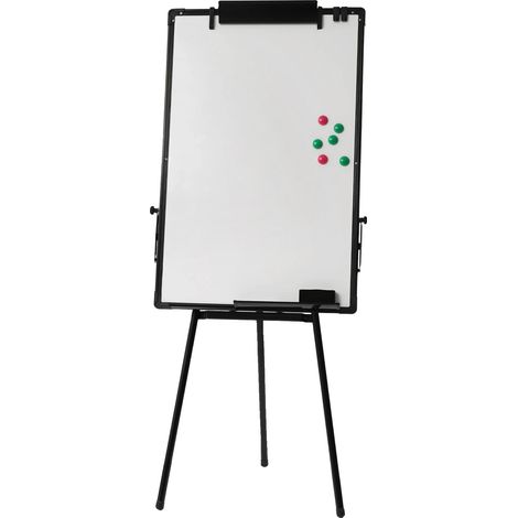 Tableau blanc, Surface magnétique, Trépied pliable, Hauteur réglable, Design convivial (1/5)