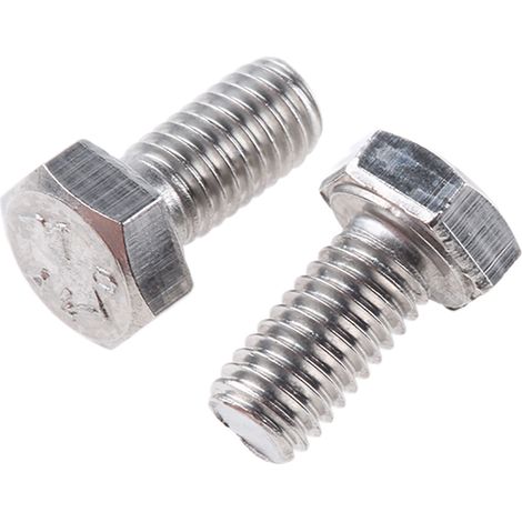Vis à tête hexagonale, Acier Inoxydable A4 316 Brut, M5 x 10mm ( Prix pour Sachet de 100 )